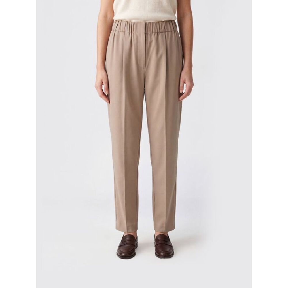 Brunello Cucinelli Pants Woman Coffee